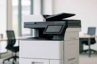 Fotocopiatrice multifunzione in ufficio — vendita e noleggio